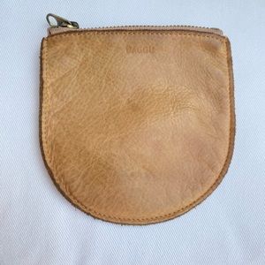 Baggu Leather Coin Pouch